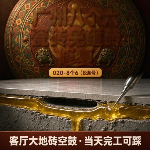 广州八个六瓷砖空鼓维修品牌宣传图